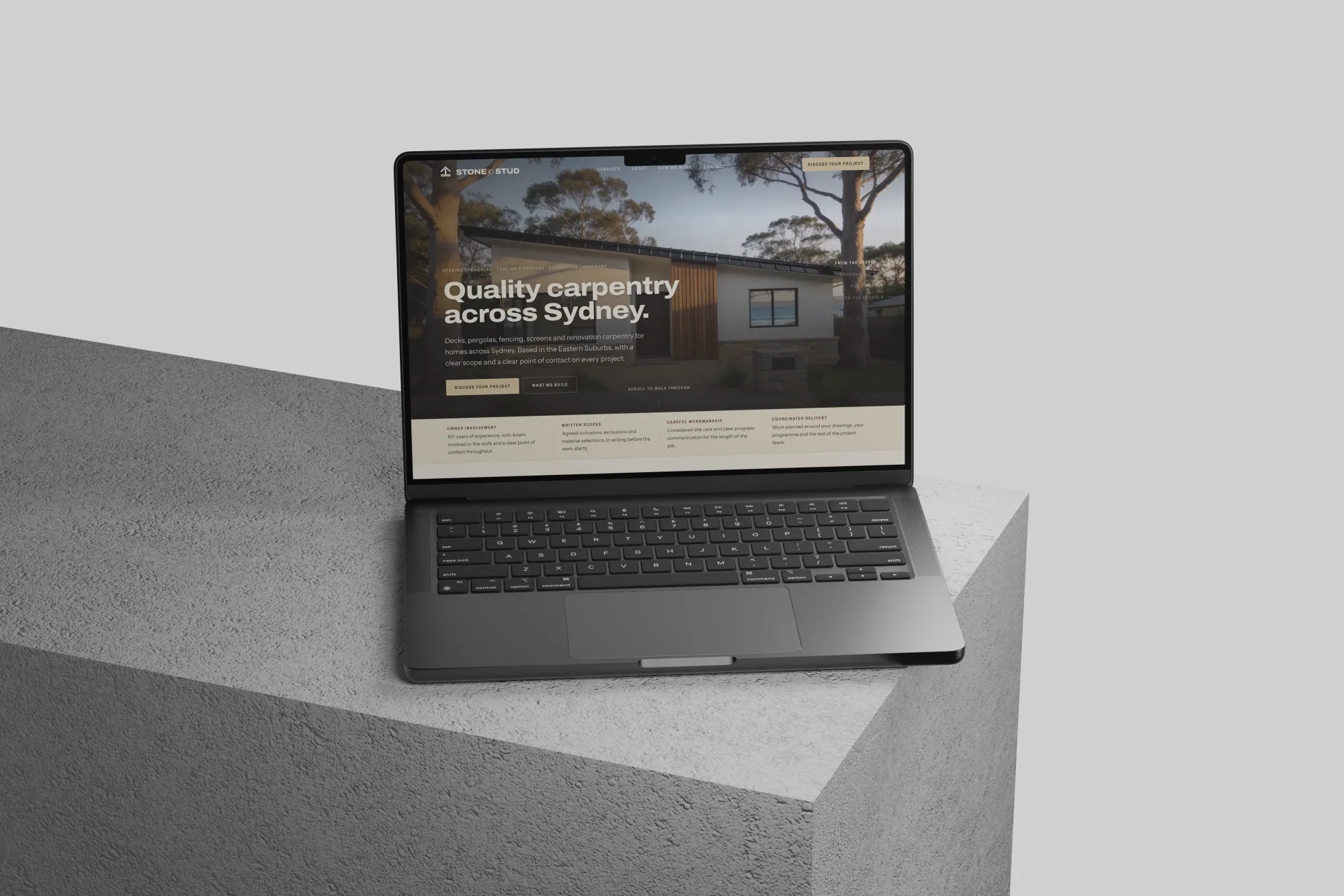 Stone & Stud — Brand System & Search Architecture